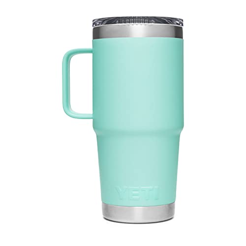 YETI Rambler 20 oz Travel Mug, Stainless Steel, Vacuum Insulated with Stronghold Lid, Black