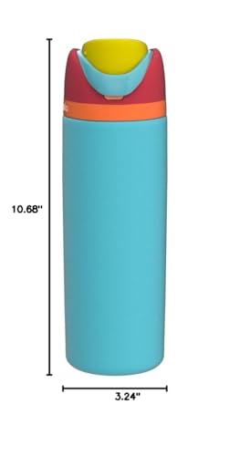 Owala FreeSip Insulated Stainless Steel Water Bottle with Straw for Sports, Travel, and School BPA-Free Sports Water Bottle, 24 oz, Shy Marshmallow