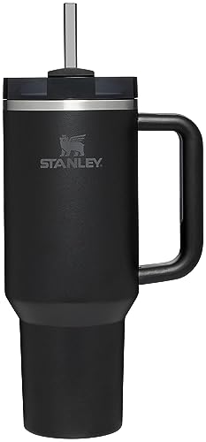 Stanley Quencher H2.0 FlowState Stainless Steel Vacuum Insulated Tumbler with Lid and Straw for Water, Iced Tea or Coffee, Smoothie and More, Rose Quartz, 40 oz