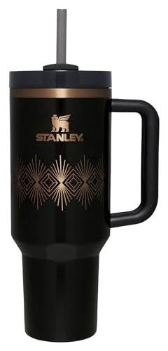 Stanley Quencher H2.0 FlowState Stainless Steel Vacuum Insulated Tumbler with Lid and Straw for Water, Iced Tea or Coffee, Smoothie and More, Rose Quartz, 40 oz