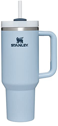 Stanley Quencher H2.0 FlowState Stainless Steel Vacuum Insulated Tumbler with Lid and Straw for Water, Iced Tea or Coffee, Smoothie and More, Rose Quartz, 40 oz