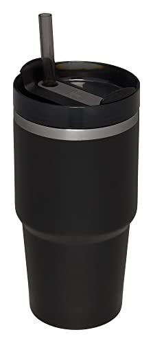 Stanley Quencher H2.0 FlowState Stainless Steel Vacuum Insulated Tumbler with Lid and Straw for Water, Iced Tea or Coffee, Smoothie and More, Rose Quartz, 40 oz