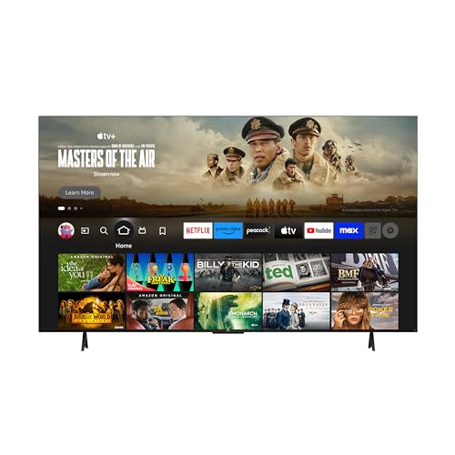 TCL 75-Inch Class Q65 QLED 4K Smart TV with Fire TV (75Q651F, 2024 Model), Dolby Vision, HDR PRO+, Dolby Atmos, Alexa Built-in with Voice Remote, Apple AirPlay 2 Compatibility, Streaming Television