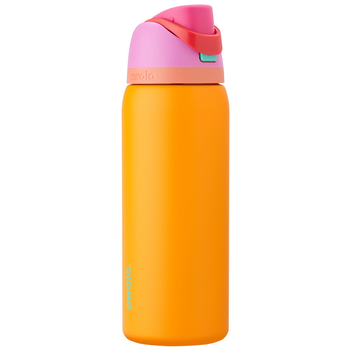 Owala FreeSip Insulated Stainless Steel Water Bottle with Straw for Sports, Travel, and School BPA-Free Sports Water Bottle, 24 oz, Shy Marshmallow