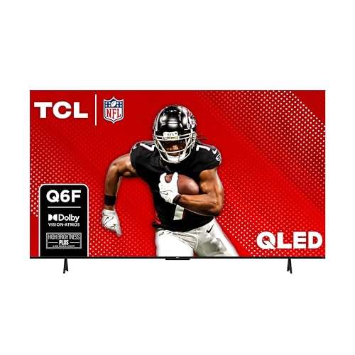 TCL 75-Inch Class Q65 QLED 4K Smart TV with Fire TV (75Q651F, 2024 Model), Dolby Vision, HDR PRO+, Dolby Atmos, Alexa Built-in with Voice Remote, Apple AirPlay 2 Compatibility, Streaming Television