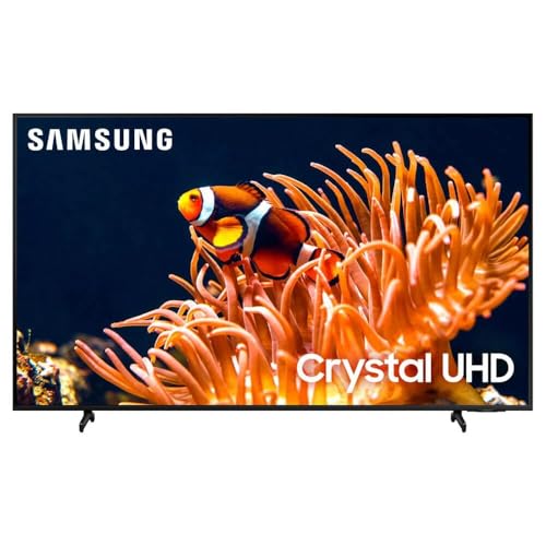 SAMSUNG 65-Inch Class 4K Crystal UHD DU8000 Series HDR Smart TV w/Object Tracking Sound Lite, Motion Xcelerator, Ultra Slim Design, Gaming Hub, Alexa Built-in (UN65DU8000, 2024 Model)