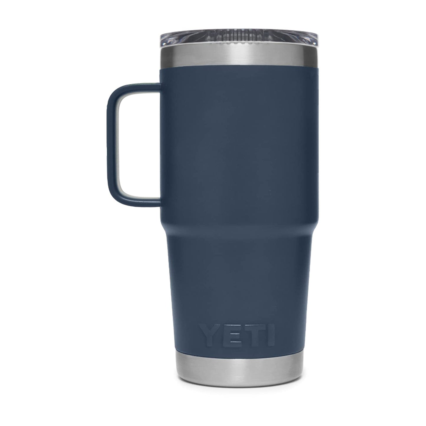 YETI Rambler 20 oz Travel Mug, Stainless Steel, Vacuum Insulated with Stronghold Lid, Black