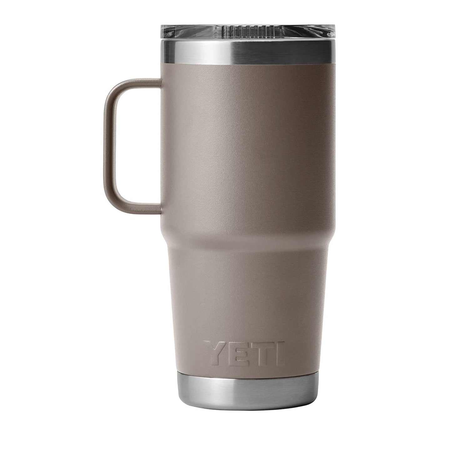 YETI Rambler 20 oz Travel Mug, Stainless Steel, Vacuum Insulated with Stronghold Lid, Black