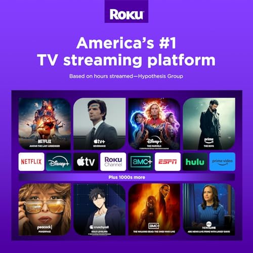 Roku Smart TV – 50-Inch Select Series 4K HDR RokuTV with Roku Enhanced Voice Remote, Brilliant 4K Picture, Automatic Brightness, & Seamless Streaming – Live Local News, Sports, Family Entertainment