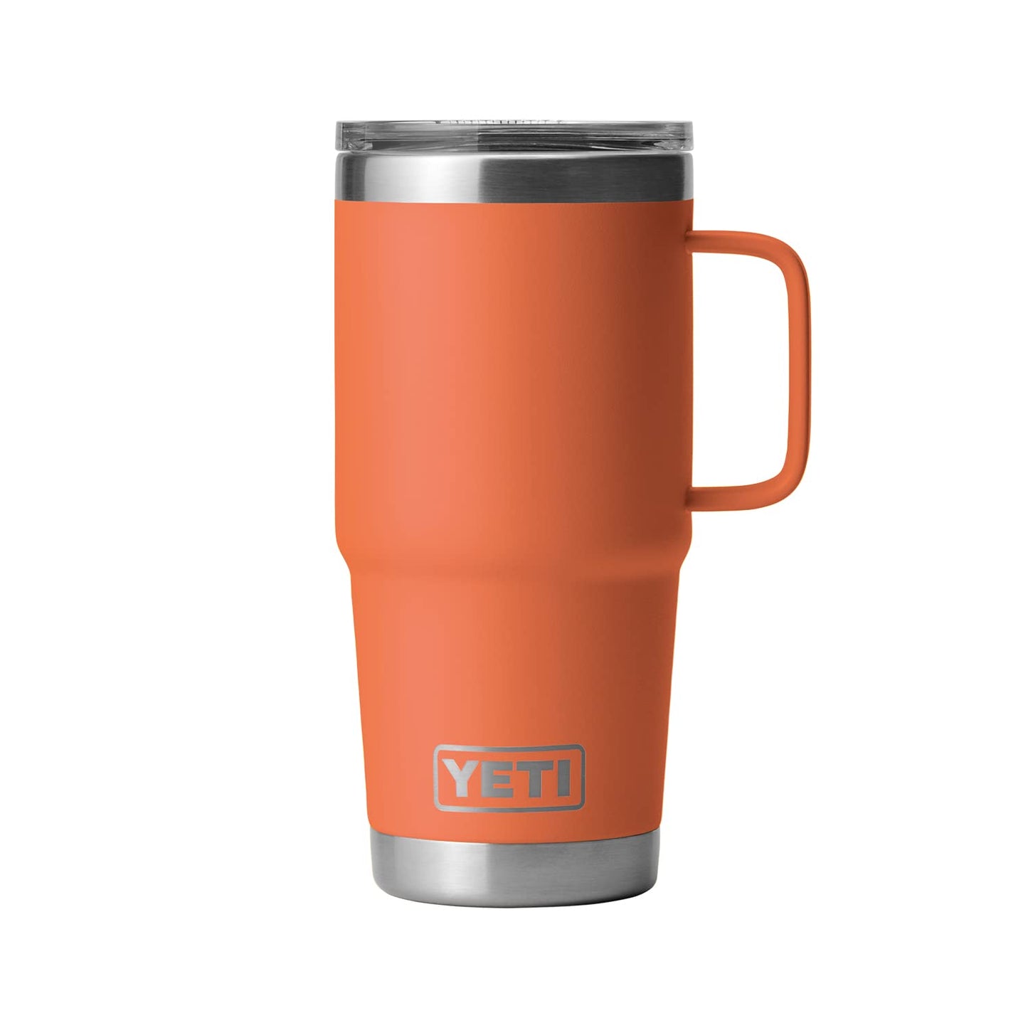 YETI Rambler 20 oz Travel Mug, Stainless Steel, Vacuum Insulated with Stronghold Lid, Black