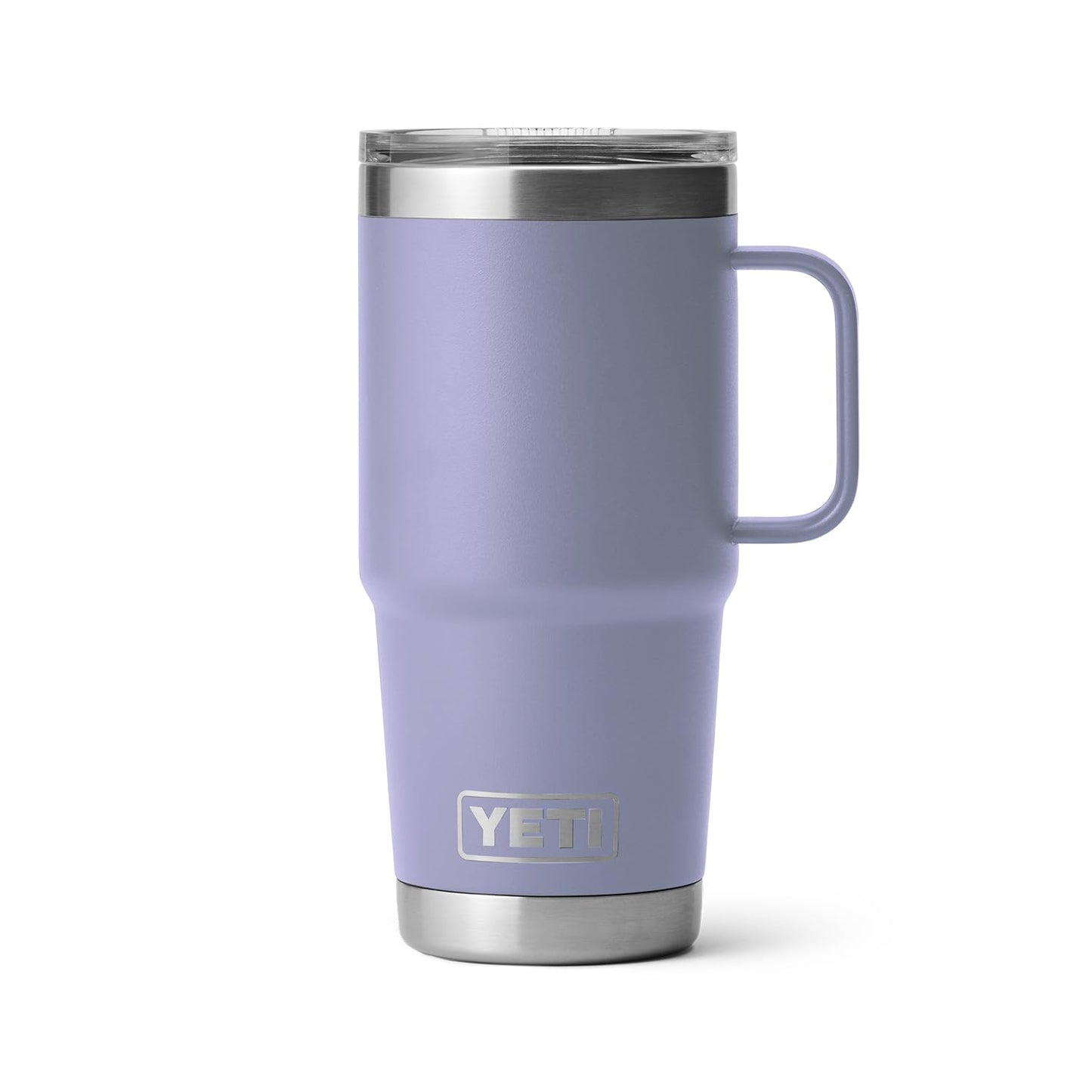 YETI Rambler 20 oz Travel Mug, Stainless Steel, Vacuum Insulated with Stronghold Lid, Black