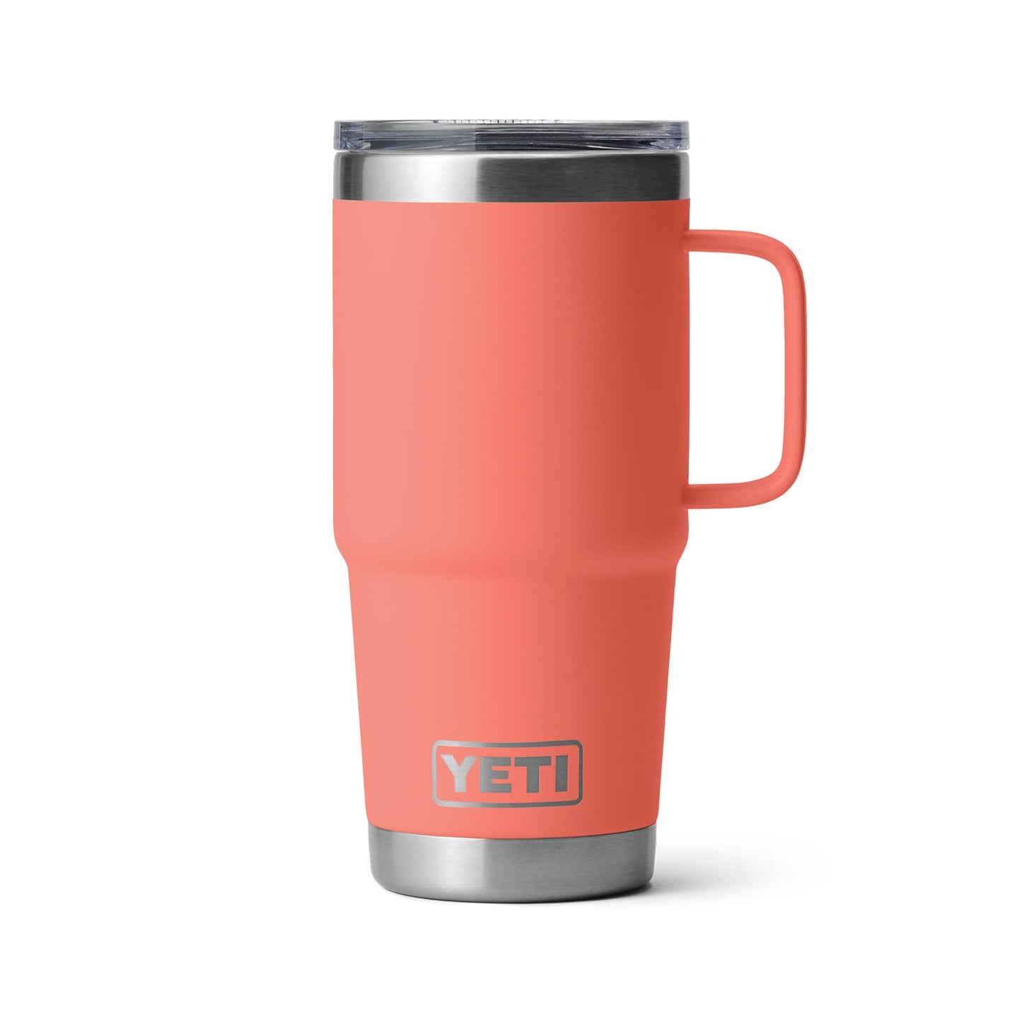 YETI Rambler 20 oz Travel Mug, Stainless Steel, Vacuum Insulated with Stronghold Lid, Black