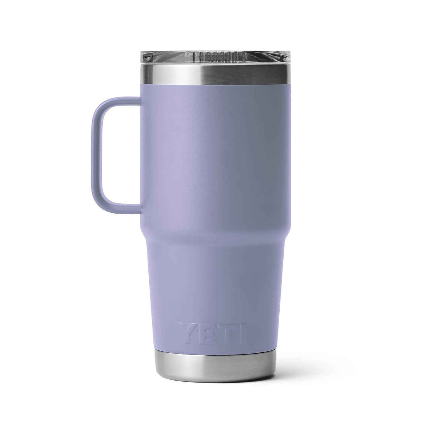 YETI Rambler 20 oz Travel Mug, Stainless Steel, Vacuum Insulated with Stronghold Lid, Black