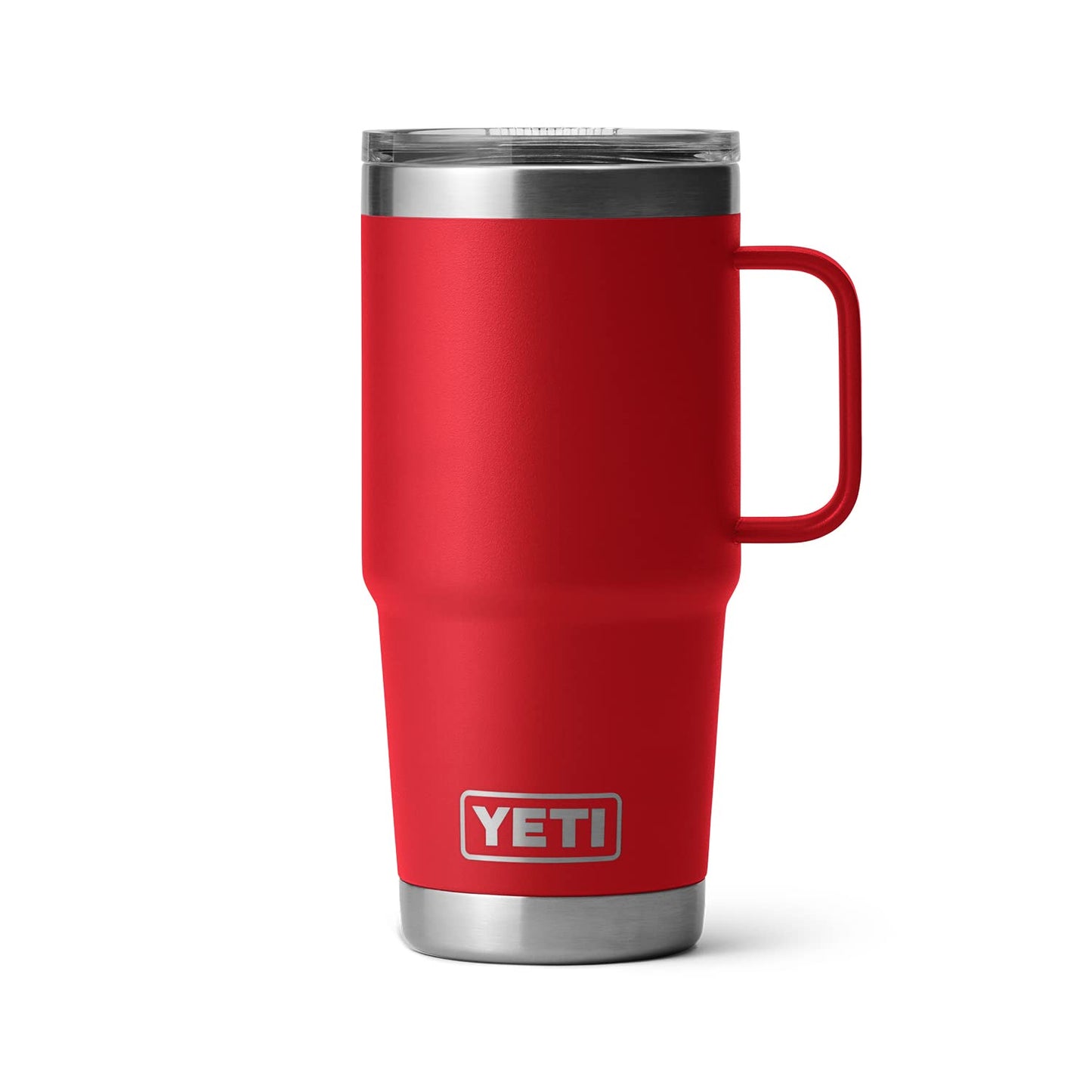 YETI Rambler 20 oz Travel Mug, Stainless Steel, Vacuum Insulated with Stronghold Lid, Black