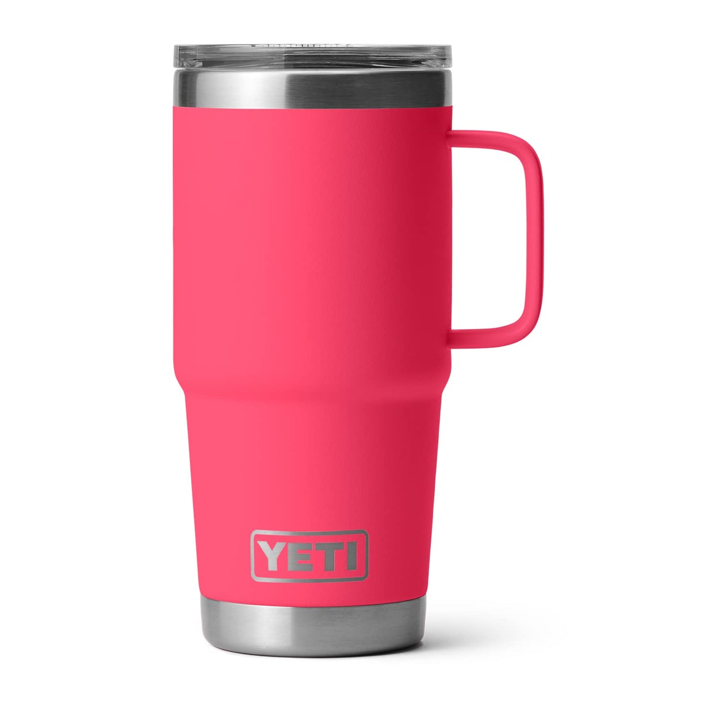 YETI Rambler 20 oz Travel Mug, Stainless Steel, Vacuum Insulated with Stronghold Lid, Black