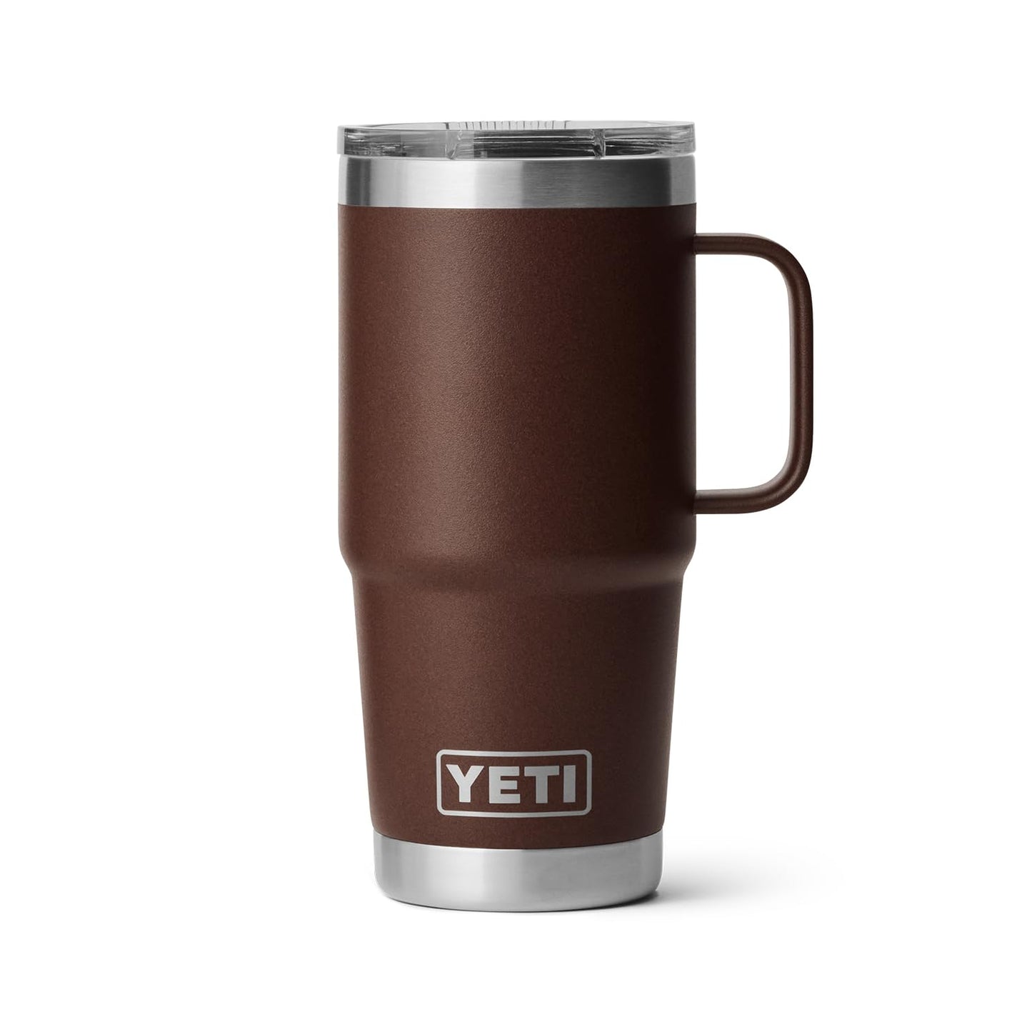 YETI Rambler 20 oz Travel Mug, Stainless Steel, Vacuum Insulated with Stronghold Lid, Black