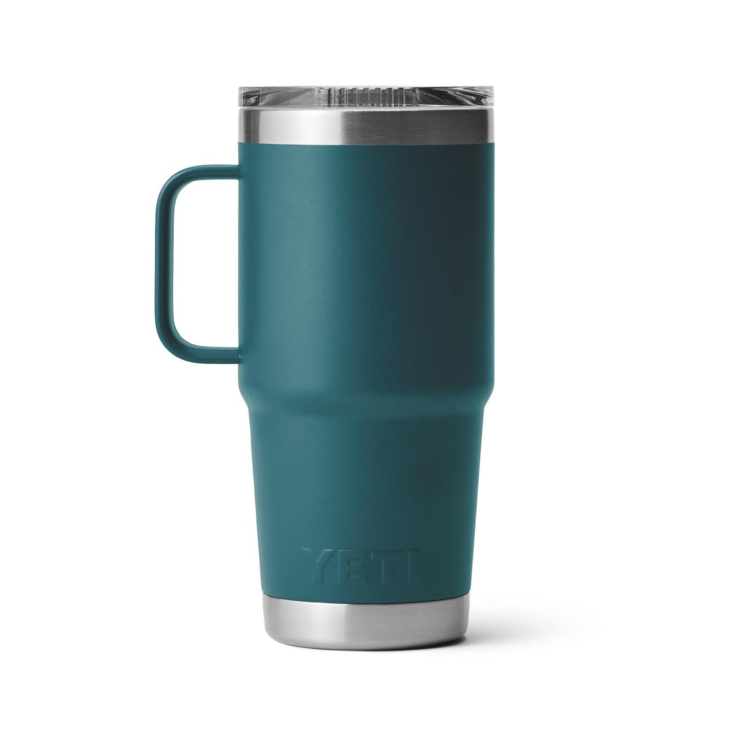 YETI Rambler 20 oz Travel Mug, Stainless Steel, Vacuum Insulated with Stronghold Lid, Black