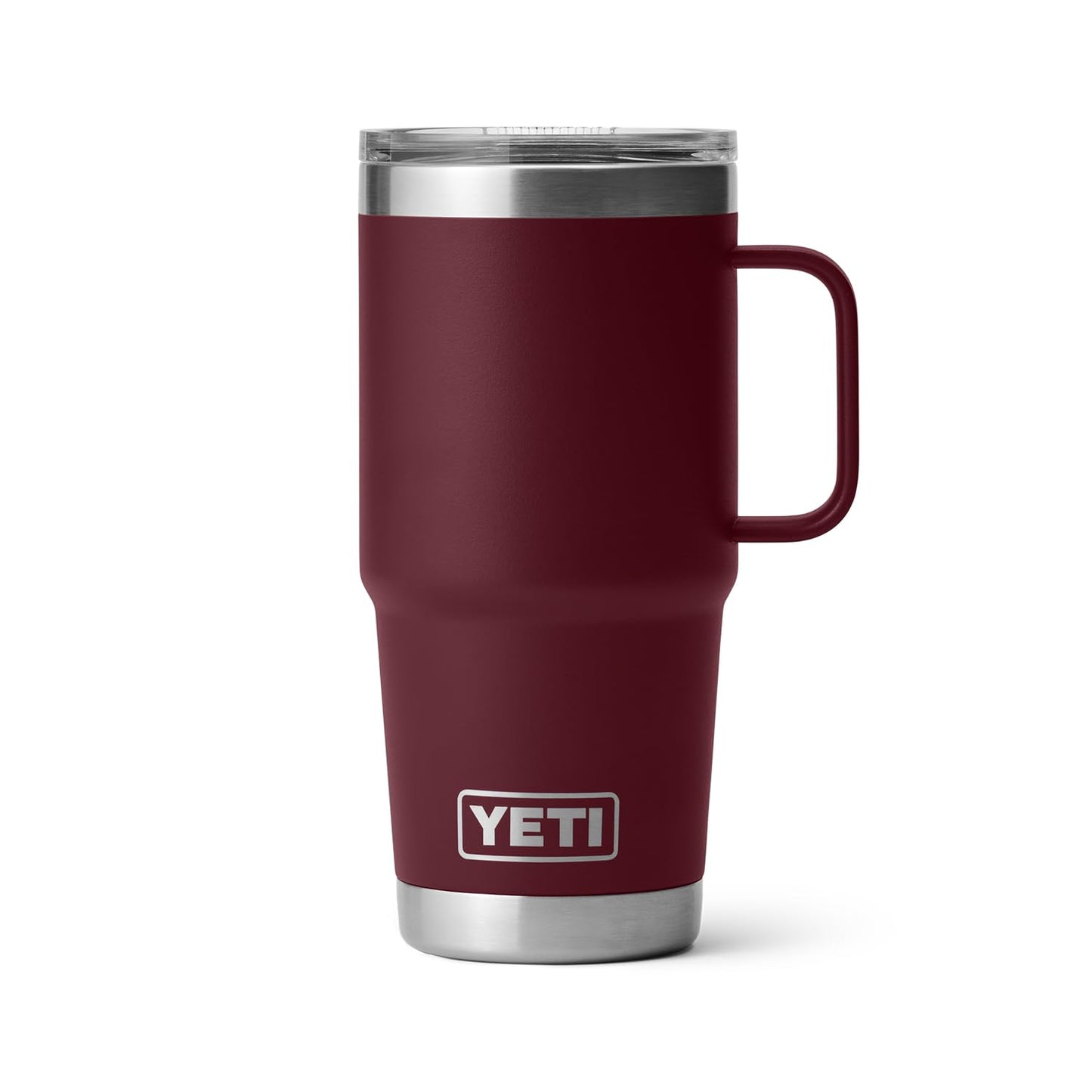 YETI Rambler 20 oz Travel Mug, Stainless Steel, Vacuum Insulated with Stronghold Lid, Black