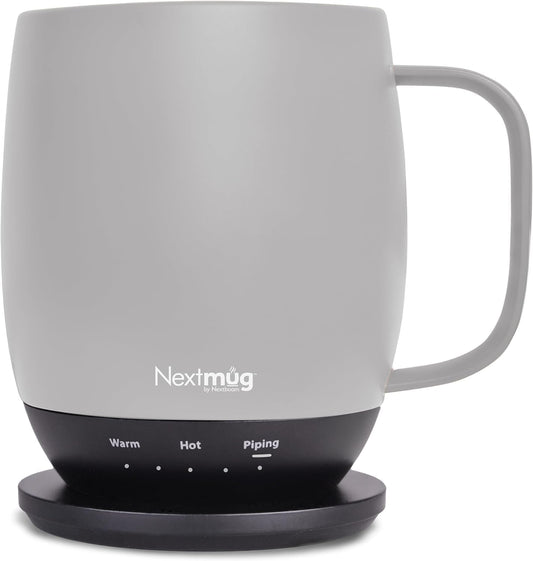 Nextmug - Temperature-Controlled, Self-Heating Coffee Mug (Almond 14 oz.)