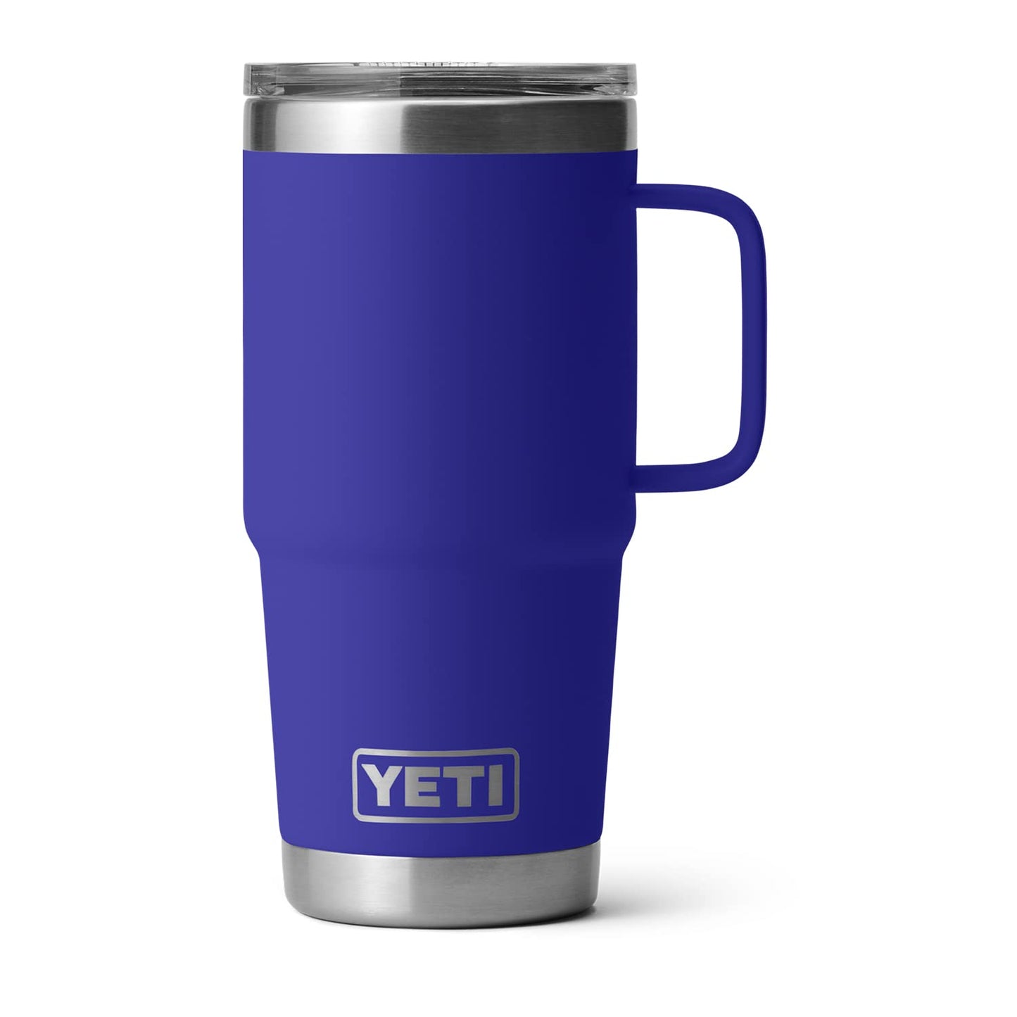 YETI Rambler 20 oz Travel Mug, Stainless Steel, Vacuum Insulated with Stronghold Lid, Black