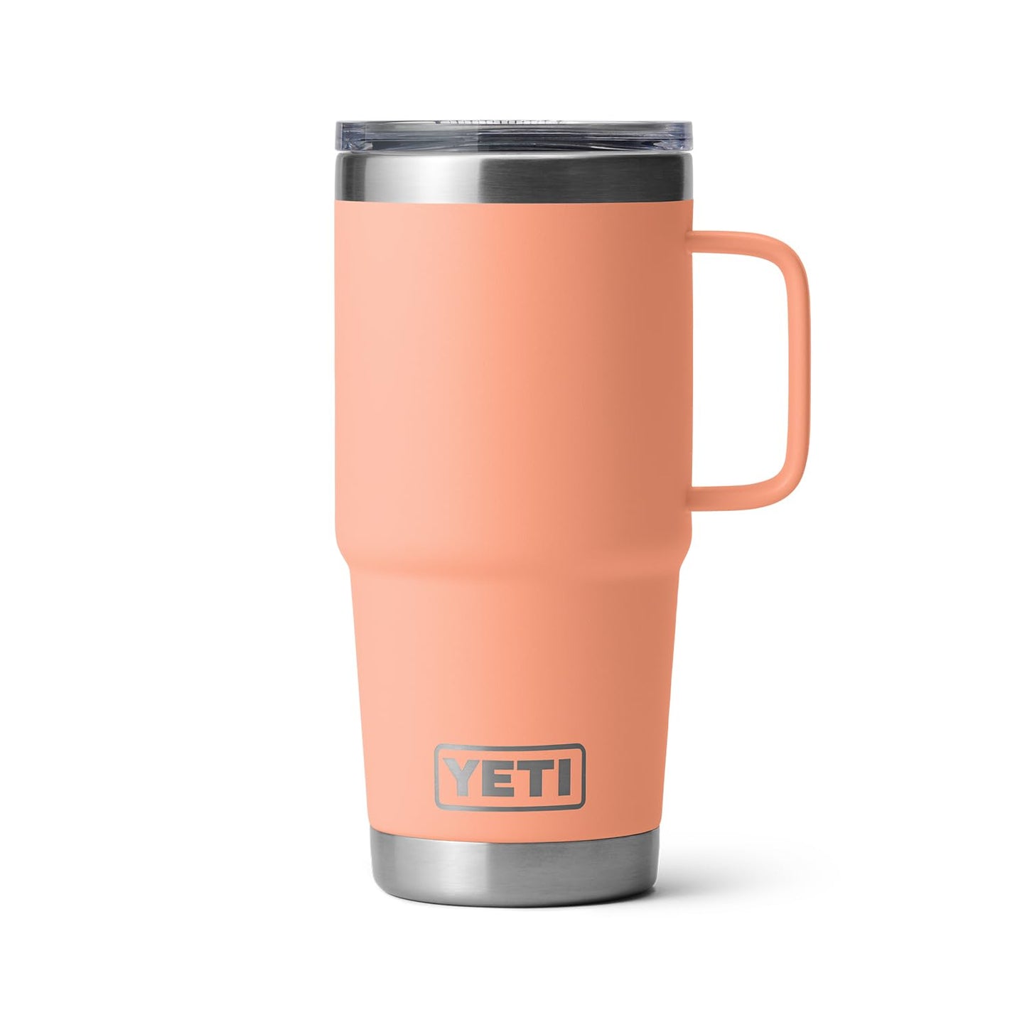 YETI Rambler 20 oz Travel Mug, Stainless Steel, Vacuum Insulated with Stronghold Lid, Black