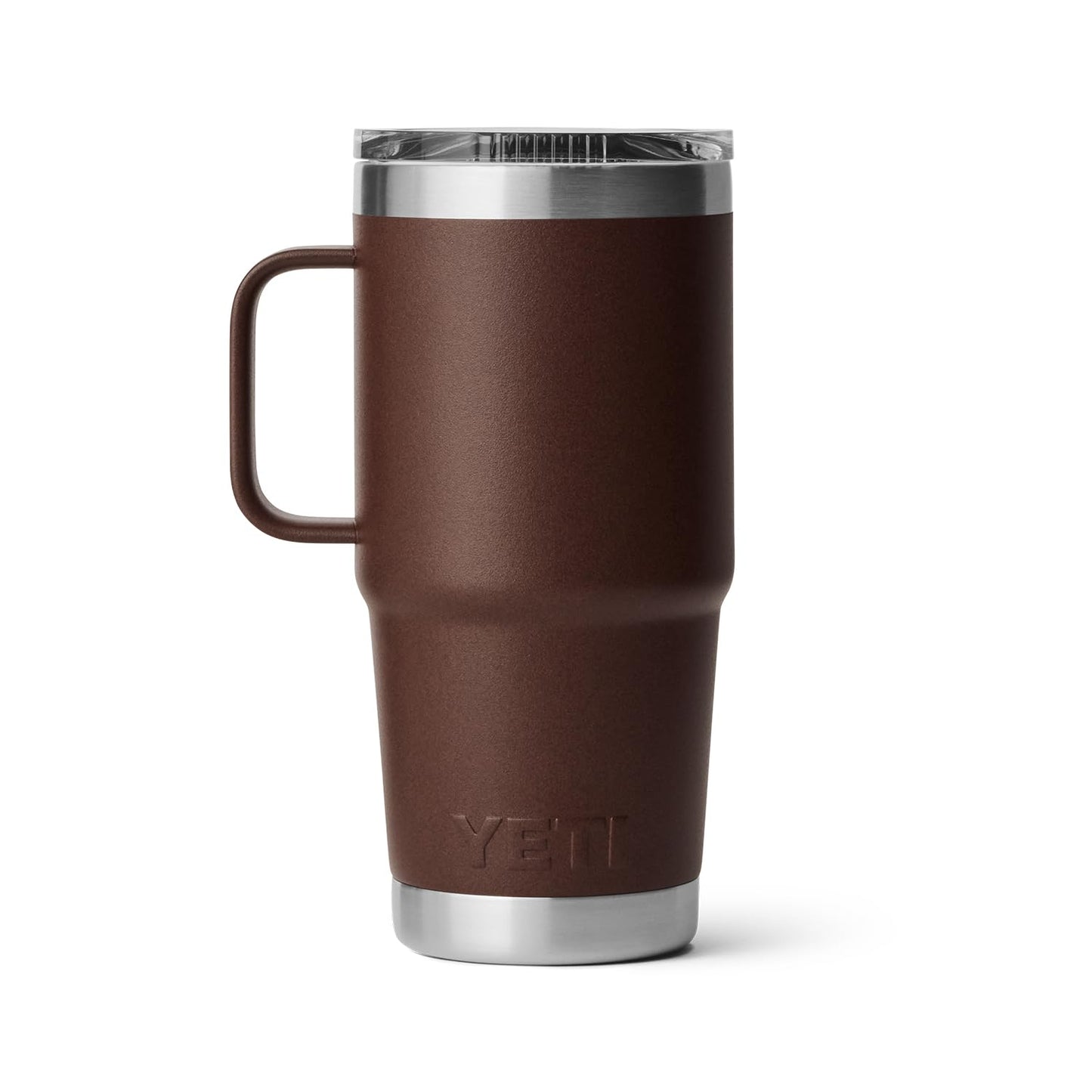 YETI Rambler 20 oz Travel Mug, Stainless Steel, Vacuum Insulated with Stronghold Lid, Black