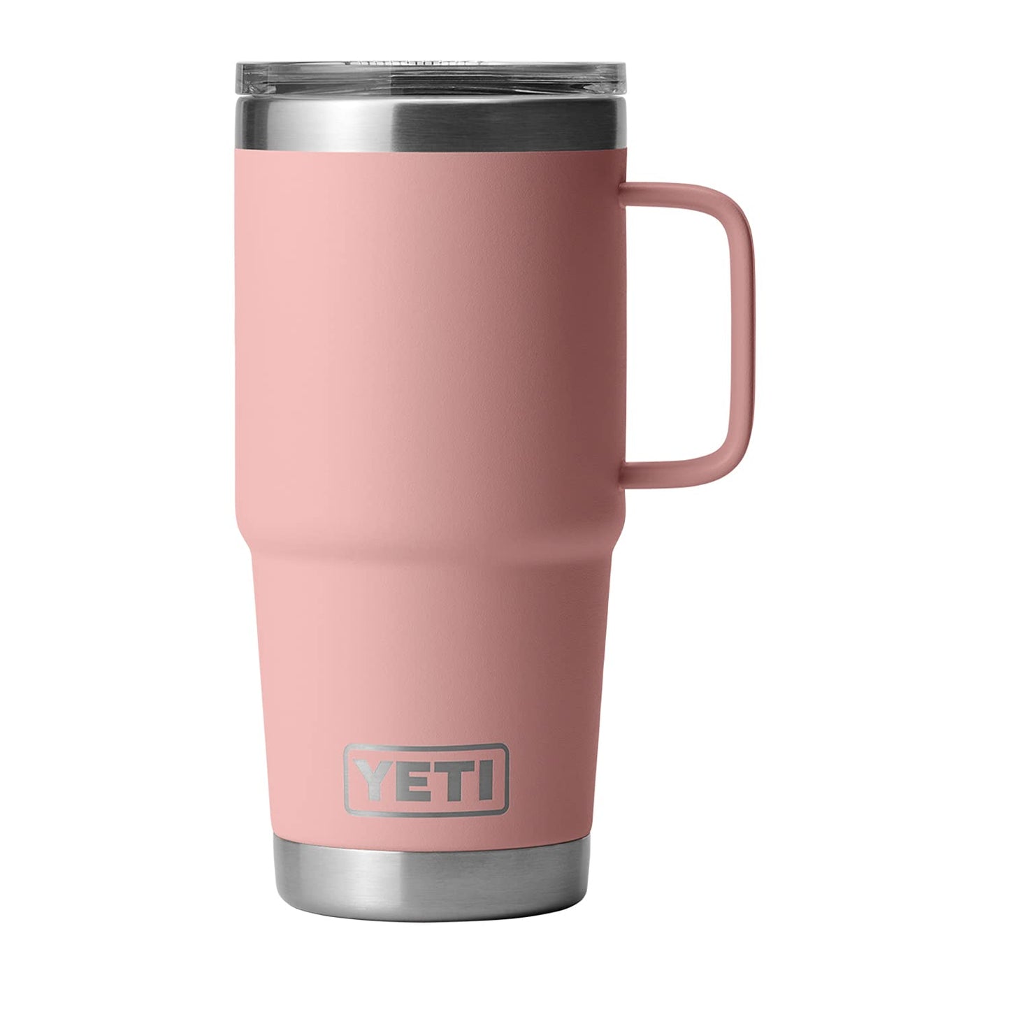 YETI Rambler 20 oz Travel Mug, Stainless Steel, Vacuum Insulated with Stronghold Lid, Black