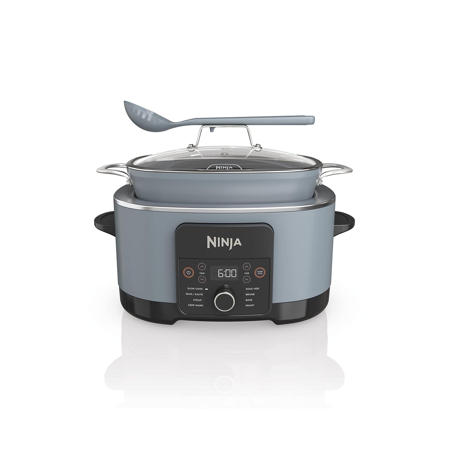 Ninja MC1010 Foodi PossibleCooker PLUS - Sous Vide & Proof 6-in-1 Multi-Cooker, with 8.5 Quarts, Slow Cooker, Dutch Oven & More, Glass Lid & Integrated Spoon, Nonstick, Oven Safe Pot to 500°F, Black