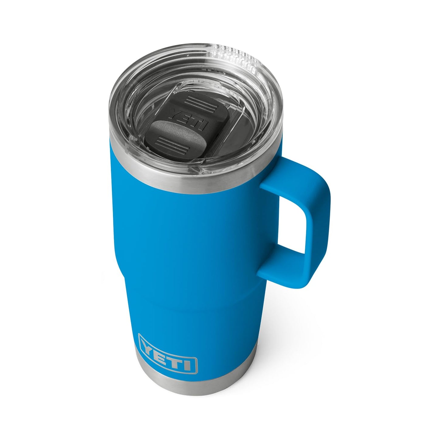 YETI Rambler 20 oz Travel Mug, Stainless Steel, Vacuum Insulated with Stronghold Lid, Black