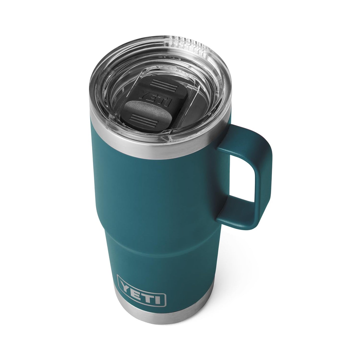 YETI Rambler 20 oz Travel Mug, Stainless Steel, Vacuum Insulated with Stronghold Lid, Black