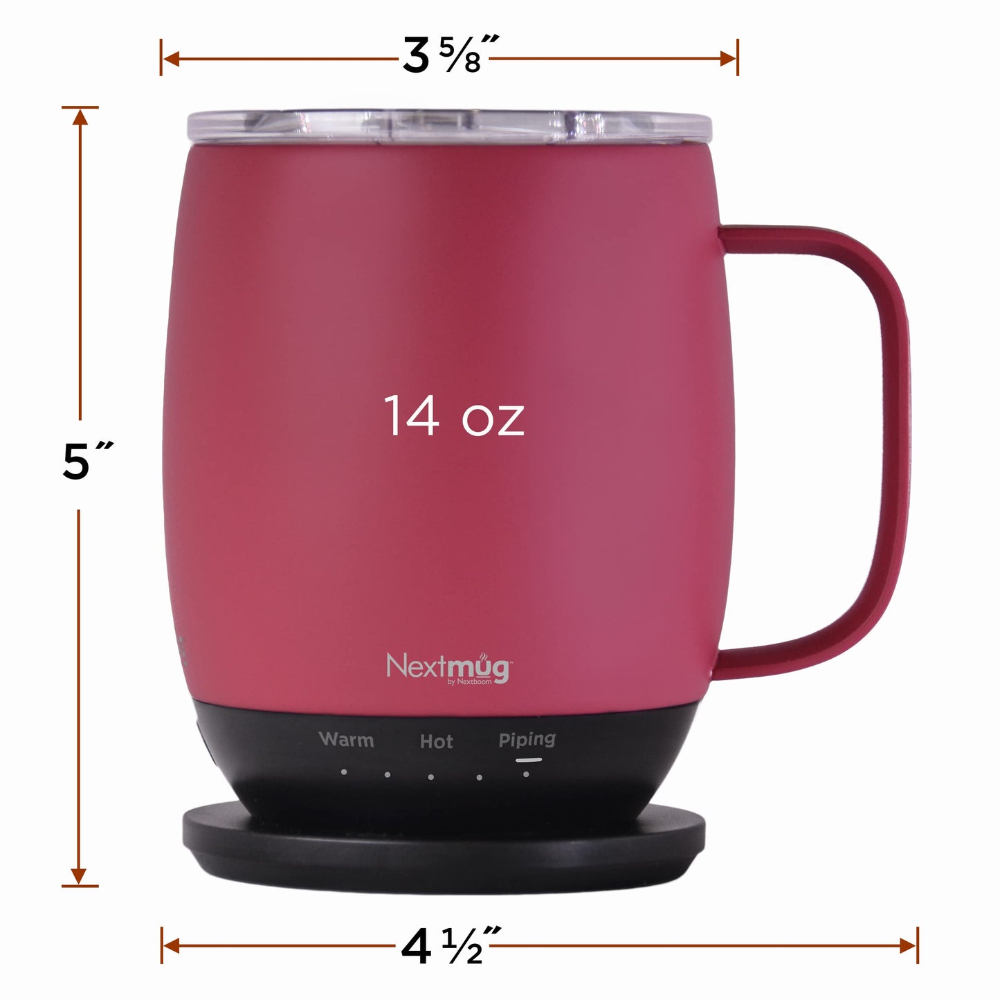 Nextmug - Temperature-Controlled, Self-Heating Coffee Mug (Almond 14 oz.)