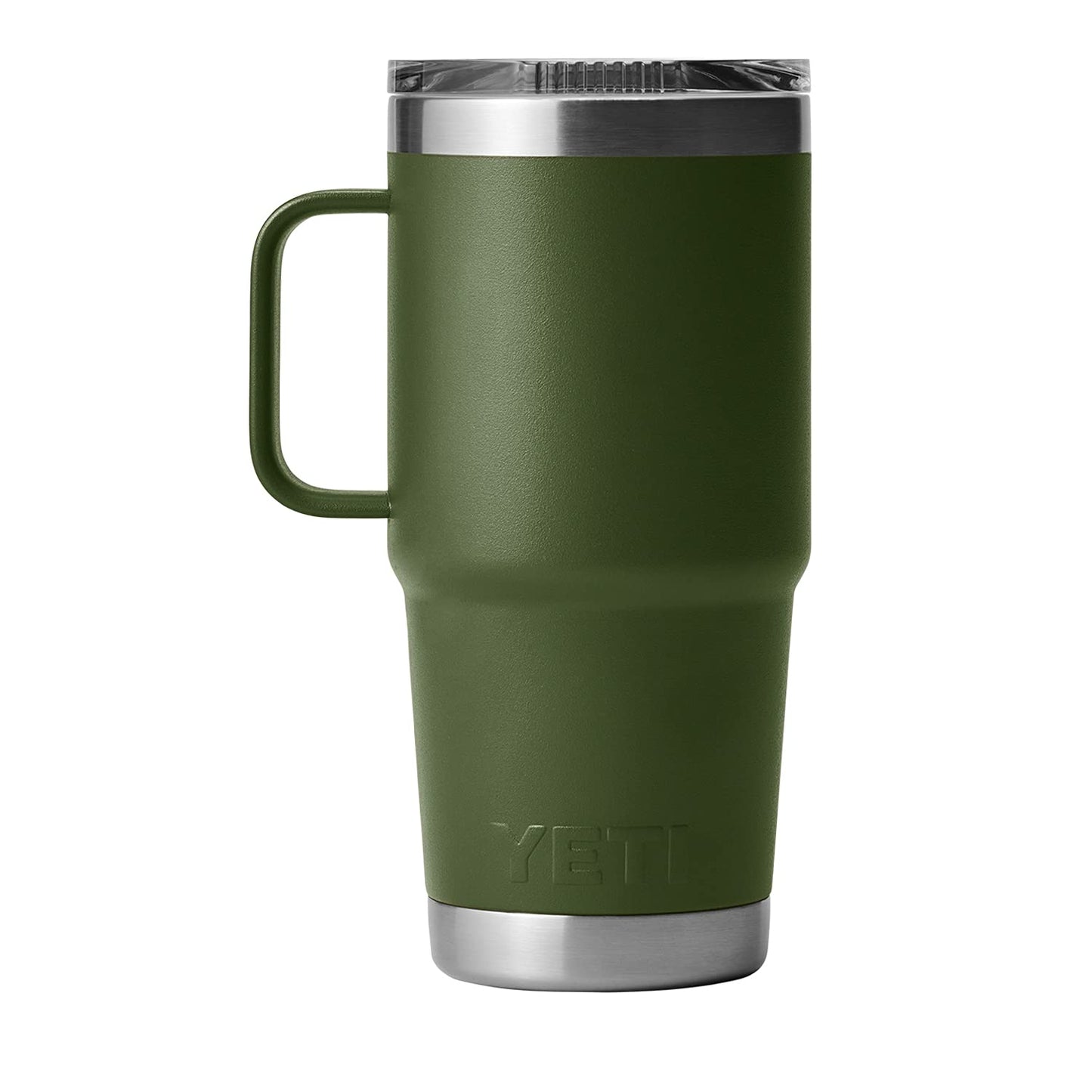 YETI Rambler 20 oz Travel Mug, Stainless Steel, Vacuum Insulated with Stronghold Lid, Black