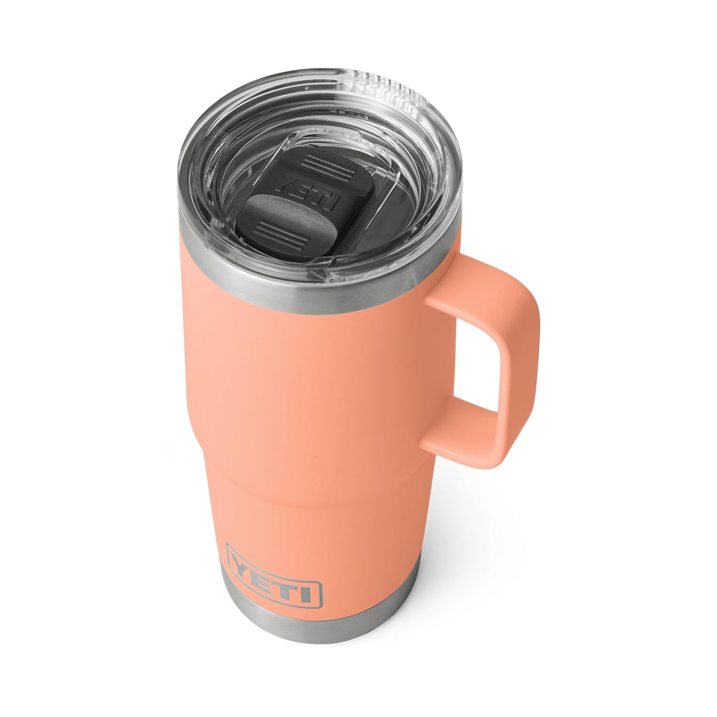 YETI Rambler 20 oz Travel Mug, Stainless Steel, Vacuum Insulated with Stronghold Lid, Black