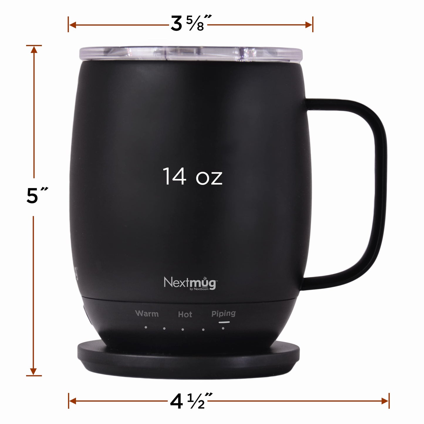 Nextmug - Temperature-Controlled, Self-Heating Coffee Mug (Almond 14 oz.)