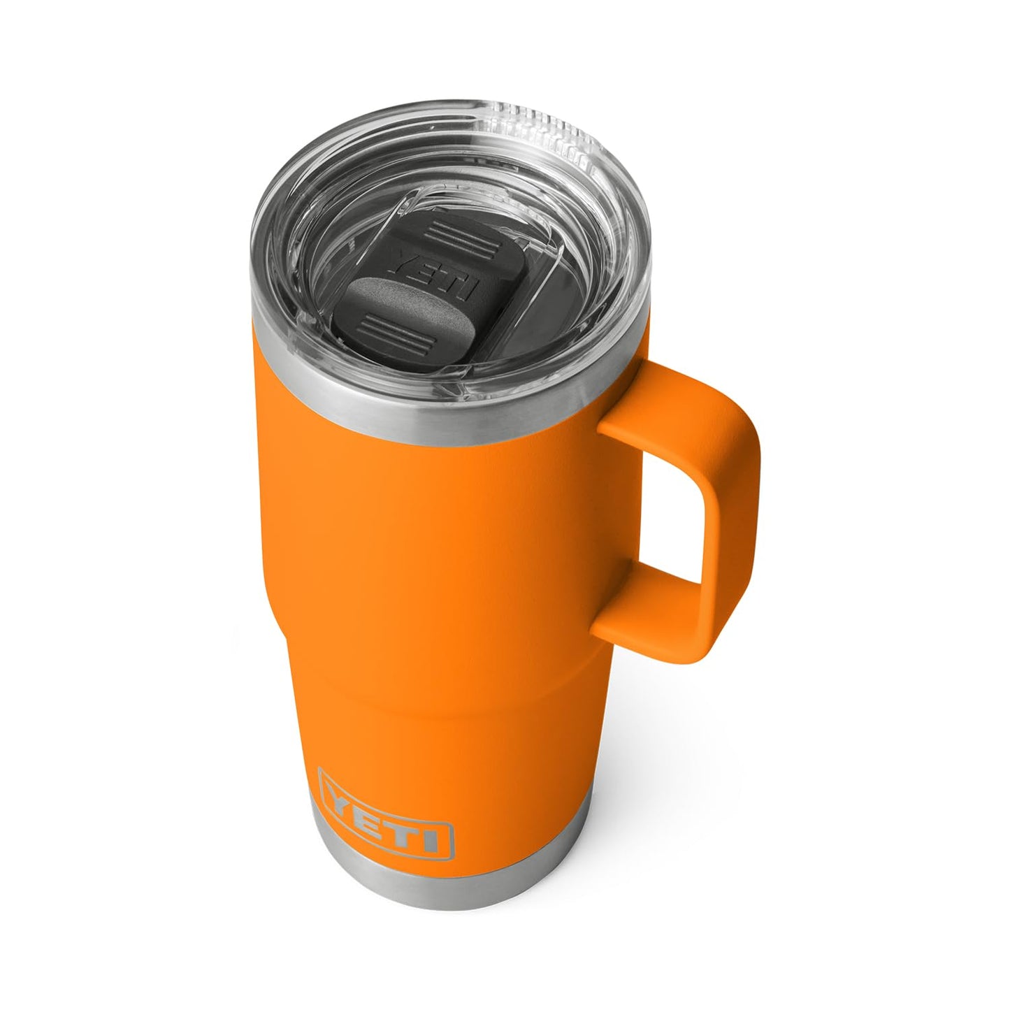 YETI Rambler 20 oz Travel Mug, Stainless Steel, Vacuum Insulated with Stronghold Lid, Black