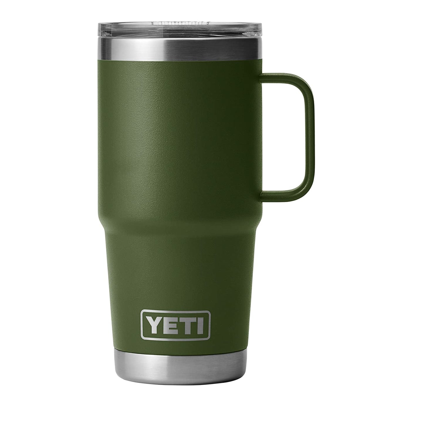 YETI Rambler 20 oz Travel Mug, Stainless Steel, Vacuum Insulated with Stronghold Lid, Black