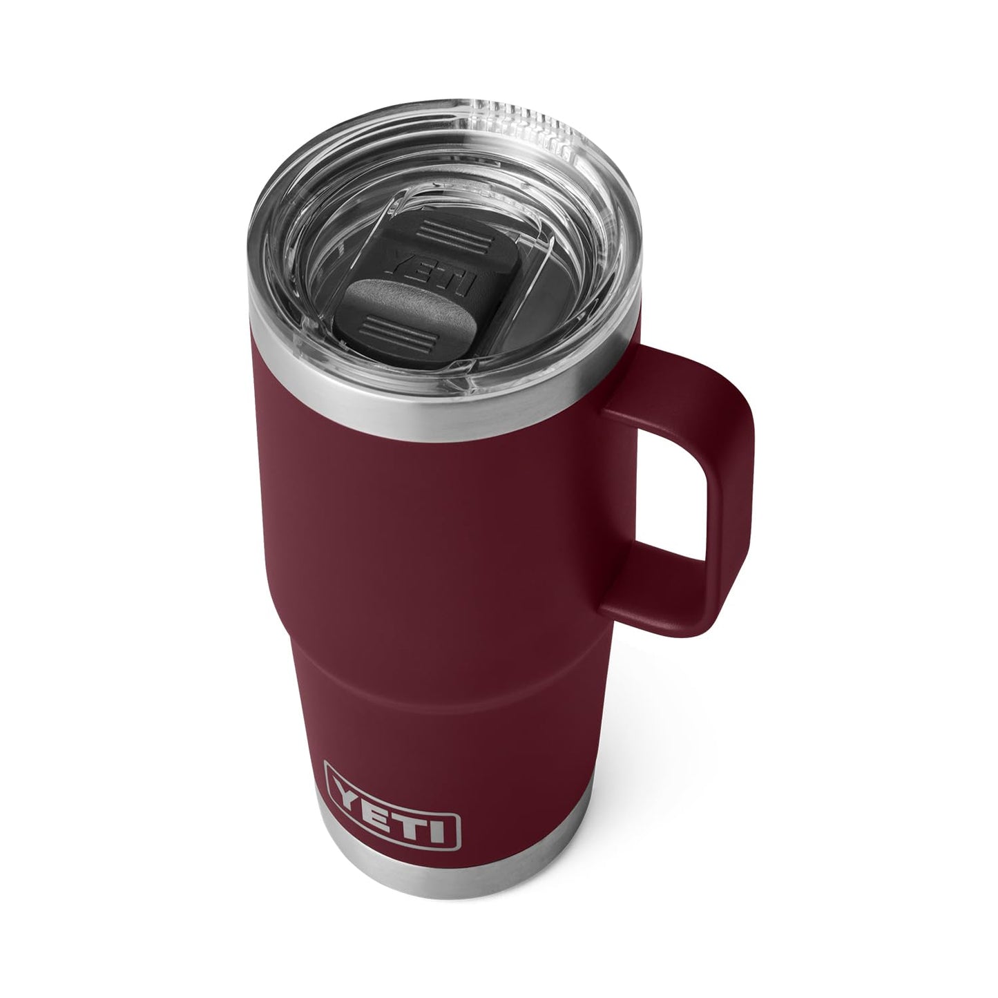 YETI Rambler 20 oz Travel Mug, Stainless Steel, Vacuum Insulated with Stronghold Lid, Black