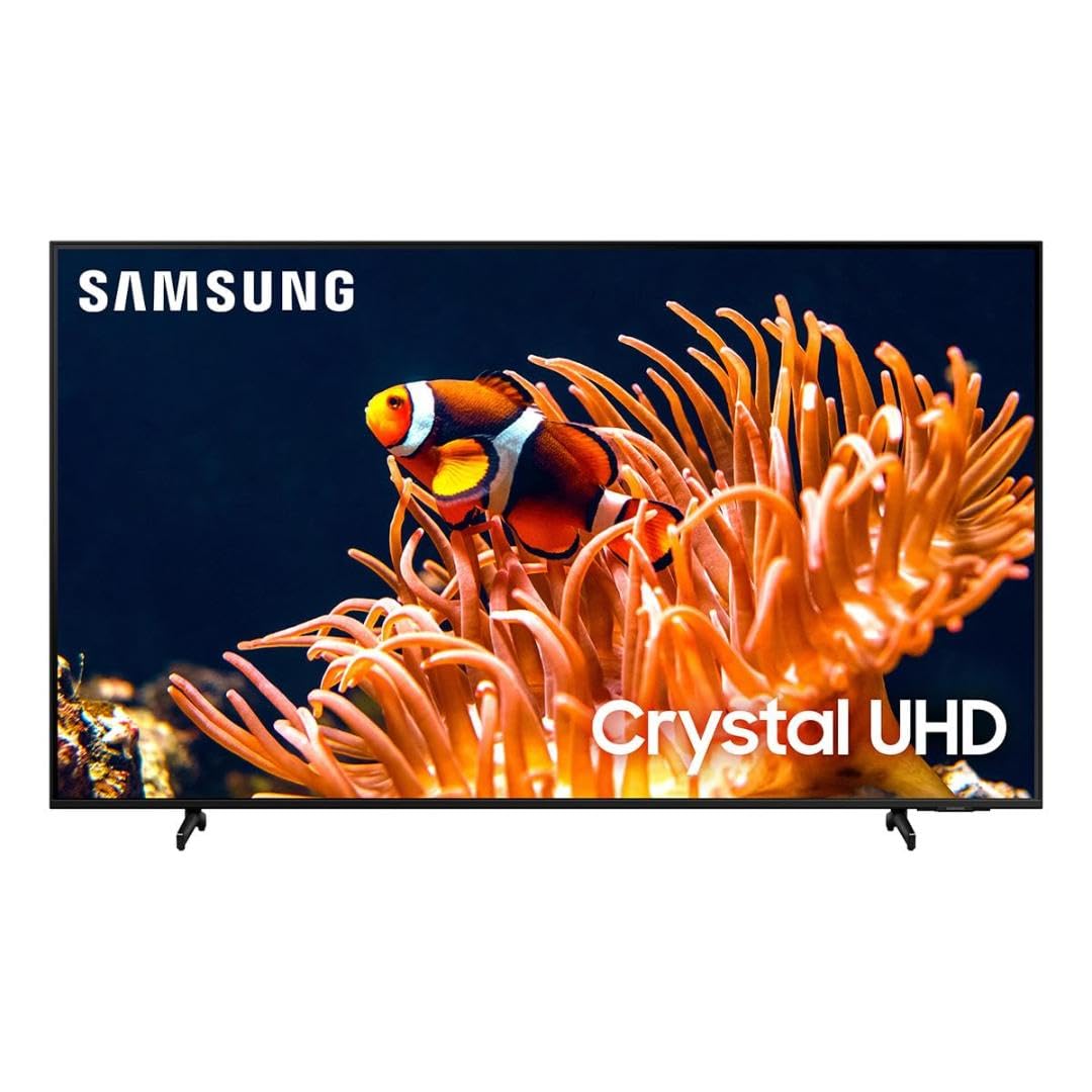 SAMSUNG 65-Inch Class 4K Crystal UHD DU8000 Series HDR Smart TV w/Object Tracking Sound Lite, Motion Xcelerator, Ultra Slim Design, Gaming Hub, Alexa Built-in (UN65DU8000, 2024 Model)