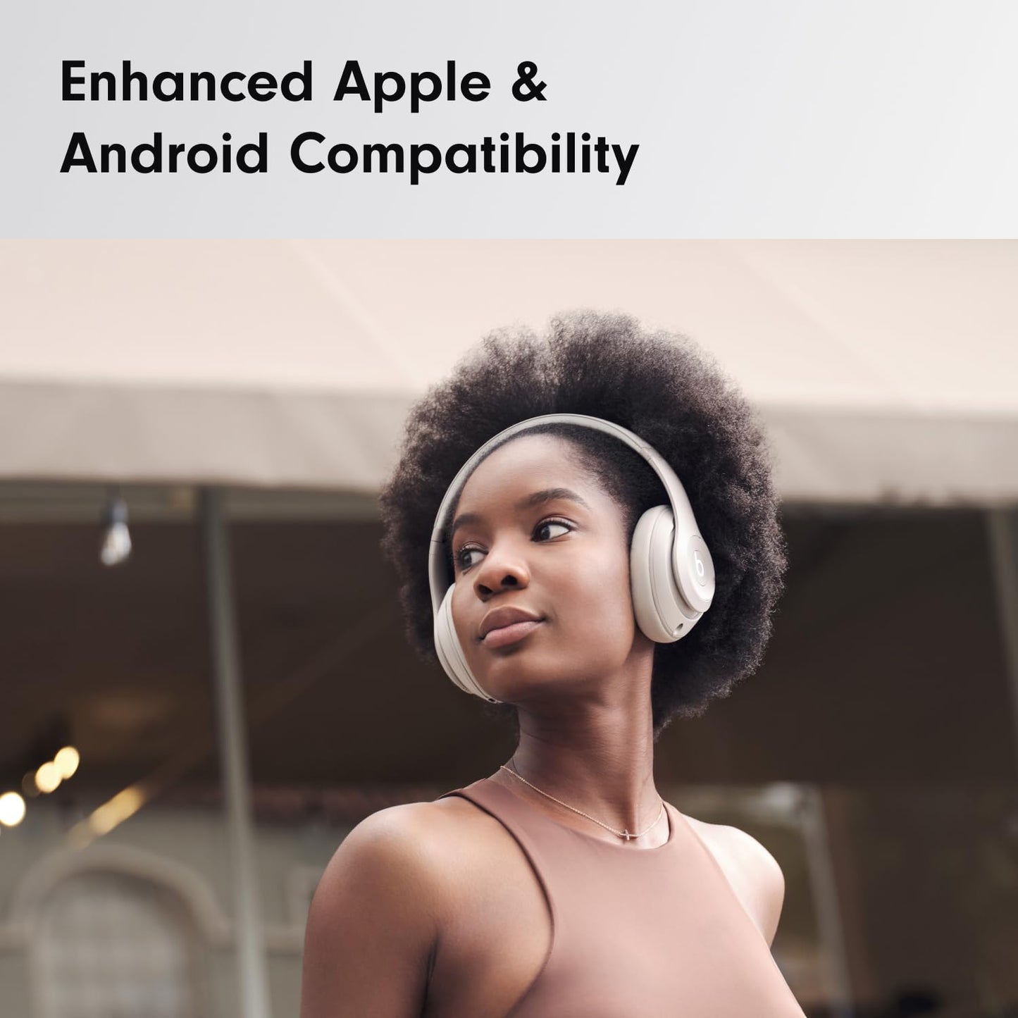 Beats Studio Pro x Kim Kardashian – Bluetooth Noise Cancelling Headphones,Personalized Spatial Audio, USB-C Lossless Audio, Apple & Android Compatibility, Up to 40 Hours Battery Life - Dune