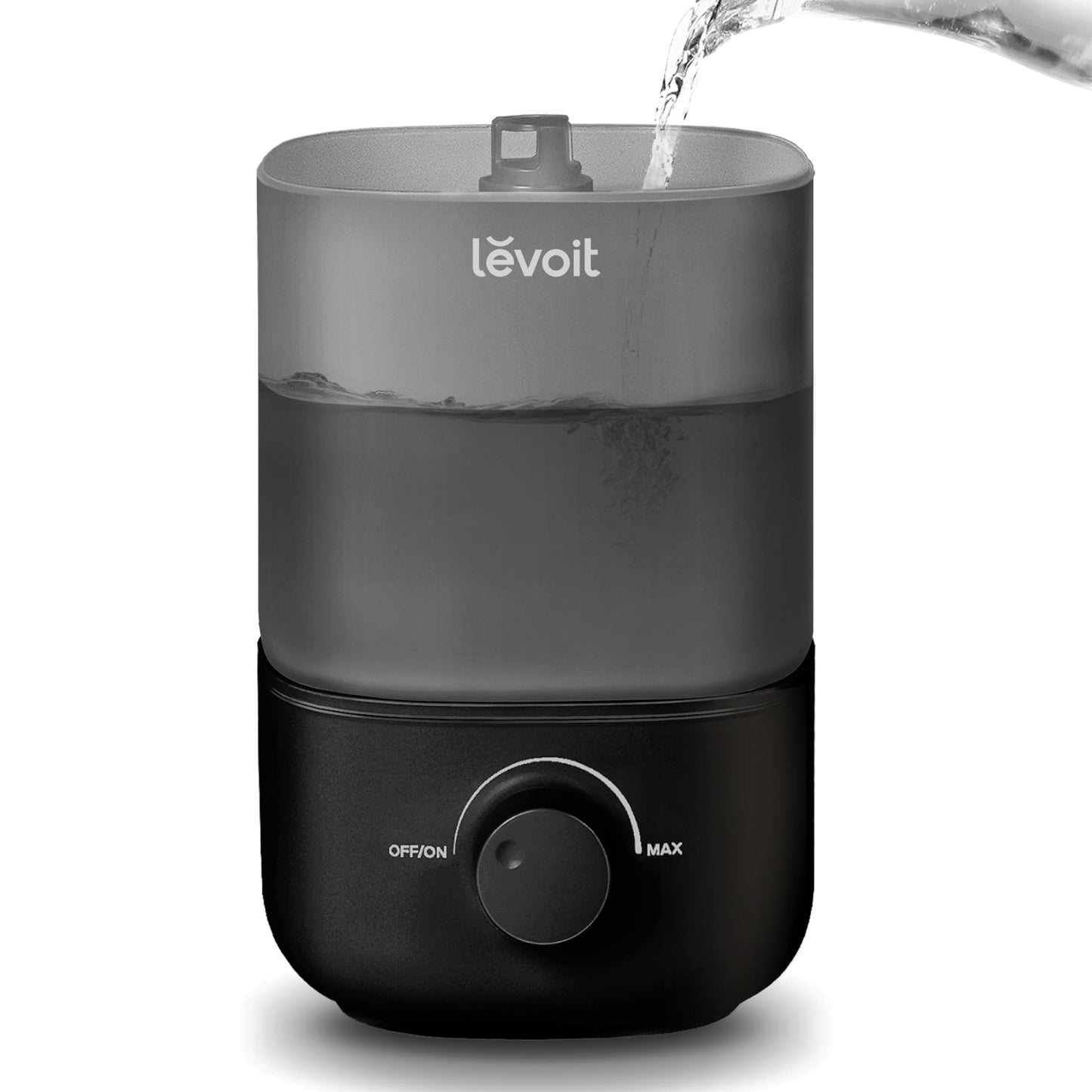 LEVOIT Top Fill Humidifiers for Bedroom, 2.5L Tank for Large Room, Easy to Fill & Clean, 28dB Quiet Cool Mist Air Humidifier for Home Baby Nursery & Plants, Auto Shut-off and BPA-Free for Safety, 25H