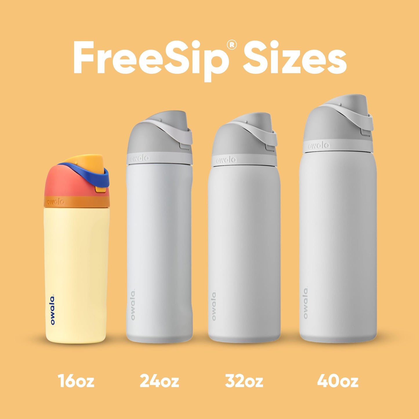 Owala FreeSip Insulated Stainless Steel Water Bottle with Straw for Sports, Travel, and School BPA-Free Sports Water Bottle, 24 oz, Shy Marshmallow