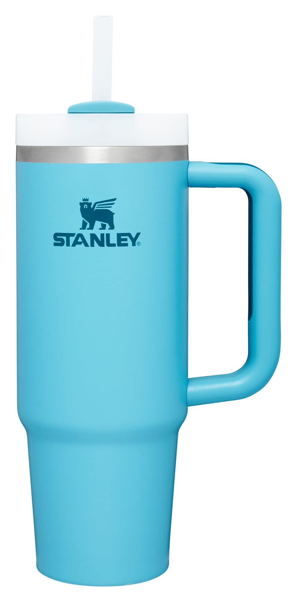 Stanley Quencher H2.0 FlowState Stainless Steel Vacuum Insulated Tumbler with Lid and Straw for Water, Iced Tea or Coffee, Smoothie and More, Rose Quartz, 40 oz